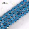 Perforaciones Horizontales Galvanizadas Transfronterizas, Varios Accesorios de Materiales DIY de Piedra Biliar de Colores Vivos en Forma de Corazón, Accesorios para el Cabello, Pulseras, Productos Semi-Terminados al por Mayor