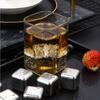 Amazon Acero Inoxidable 304 Cubo de Hielo Creativo Whisky Cápsulas de Hielo Congelación Rápida Cápsulas de Hielo Metálicas Pinza Cubos de Hielo Set Tártaro