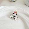 Broche Copyright Panda Nuevo Ins Lindo Dibujo Animado Pin Acrílico Insignia al por Mayor Amuletito de 2 Yuanes Regalo