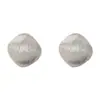 Brincos de Tarraxa Geométricos Escovados Profundos de Metal Simples Moda Retro Francesa Personalidade de Nicho Design Único Brincos Atacado