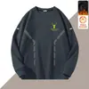 Nueva Sudadera Popular Sorona para Hombre Otoño/Invierno 2025, Forrada de Polar, Sin Capucha, Manga Larga, Cuello Redondo, Talla Grande, Gruesa, para Uso al Aire Libre