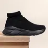 Nuevos calcetines-zapatos transfronterizos para hombre para otoño e invierno, zapatos slip-on ligeros para pareja, zapatos deportivos casuales de aumento de altura para hombre