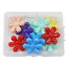 Dispositivo de enhebrado de agujas de plástico, dispositivo de enhebrado de agujas para personas mayores, dispositivo de enhebrado de agujas con flores de colores, dispositivo de enhebrado de punto de cruz, fácil de transportar