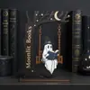 Fantasma escalofriante en columpio Estante de libros de fantasmas de madera Columpio - Un regalo para amantes de los libros