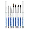 Pluma para Uñas Transfronteriza, Pluma para Dibujo de Líneas Finas, Pluma de Fototerapia, Varilla para Taladro, Herramienta de Pluma para Uñas, Pluma de Cristal para Tallado Difuminado, Personalizado