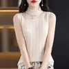 Nova Camisola Estilo Chinês para Primavera, Verão e Outono Feminina Interna Renda de Madeira Sem Mangas Top Vazado Camisa Base para Mulheres