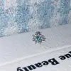 Brilhante Diamante Girassol Titânio Médico Aço Stud para Cartilagem da Orelha, Único e Exquisito, Doce e Nicho Stud Personalizado para Lóbulo da Orelha