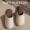Pantuflas de algodón para mujer para uso en interiores, adecuadas para otoño e invierno, que proporcionan calidez, resistencia al deslizamiento y silencio, lavables a máquina y con diseño de punta cerrada