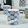 Caneca Simples e Moderna Personalizada Transfronteiriça Cerâmica para Homens e Mulheres Leite Casa Presente Copo de Água Xícara de Chá para Escritório