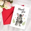 Cartão de Agradecimento Animado Cartoon Novo de Grande Tamanho Transfronteiriço com Envelope para Atacado Temu e Amazon