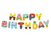 Set de Fiesta de Cumpleaños Temático de Bob Esponja de Dibujos Animados Vasos de Papel Desechables, Platos de Papel, Servilletas de Papel, Decoración y Artículos de Regalo