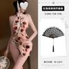 Lingerie Sexy Vintage com Estilo de Puro Desejo: Vestido de Noite Cheongsam Clássico com Fenda e Toque de Luxo
