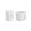 Pote de Armazenamento Coelho de Orelhas Longas de Páscoa Molde de Silicone Coelho de Gesso Aromaterapia DIY Molde para Velas Ornamento