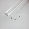 Barra cuadrada acrílica transparente de 3 mm barra cuadrada orgánica barra guía de luz PMMA de cristal barra de refuerzo barra divisoria fábrica recta