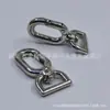 Venta al por mayor del fabricante Accesorios para equipaje y bolsos Círculo de resorte con forma de huevo de aleación de zinc Correa para bolsa Gancho con forma de huevo Gancho para llaves Hebilla