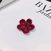 Accesorios para Joyería DIY al por Mayor Estilo Nuevo Hilo Flor de Cinco Pétalos Pasador para el Cabello Flor para la Cabeza Colgante Pendiente Accesorios para Pendientes Pendientes Colores Mixtos