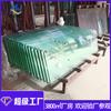 Fabricante de vidrio para muebles produce vidrio templado europeo gris transparente de 5 mm, de aluminio adhesivo, para mesas de centro y encimeras.