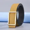Cinturón Popular de Alta Gama de Lujo Ligero Transfronterizo Simple para Hombre Doble Cara Hebilla de Aleación Cinturón de Pantalón de Alta Gama