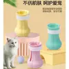 Suministros para Mascotas Cubiertas Multifuncionales de Silicona para Patas de Mascota Silicona Suave Ajustables Anti-Arañazos Zapatos para Mascotas