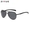 Gafas de Sol de Doble Puente Europeas y Americanas para Hombre, Viajes al Aire Libre, Conducir, Gafas de Sapo, Gafas de Sol con Visera Metálica, Modernas y Sencillas