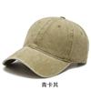 Gorra Lavable Europea y Americana Gorra de Béisbol Logotipo Personalizado Gorra de Copa Suave para Hombre y Mujer Casual Vintage Bordada Recubierta Algodón Lavado