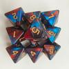 Un juego de 10 piezas de dados de ocho caras de dos colores de múltiples caras para juego de mesa de rol, juego de dados digitales de 8 caras, juego de dados