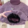 Conjunto de Ropa de Invierno para Niñas Ningli con Forro Polar Delgado Integrado, Estilo Año Nuevo, Conjunto de Tres Piezas Inspirado en Chanel con Falda, Moderno