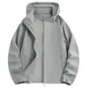 Ropa Ligera de Protección Solar para Exteriores Estilo Montaña para Hombres, Ropa de Protección Solar de Seda de Hielo Fresca y Transpirable, Chaqueta Anti-UV, Cortavientos para la Piel para Mujeres