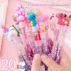 Caneta de areia movediça coração de menina ins caneta gel fada de óleo criativa material de papelaria fofo caneta d'água para estudante caneta de assinatura para escritório