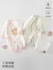 Ropa para Bebé Recién Nacido con Patrón de Diamantes y Oso, Pelele de Otoño con Relleno de Algodón, Mono Calentito Ajustado para Recién Nacidos en Otoño e Invierno