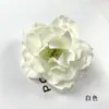 Cabeça de Flor de Rosa Peônia Simulada DIY Flor de Rosa Adorno de Cabeça Étnico Material de Flor Artificial Props para Parede de Flores de Salão de Casamento