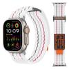 Correa de Bucle de Nailon Deportiva de Doble Sección Adecuada para Apple Watch Series 6789 iWatch S10 Ultra Correa de Muñeca
