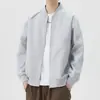 Chaqueta negra de alta gama para hombre, nuevo estilo primavera y otoño 2026, holgada, casual, elegante, chaqueta de trabajo para exteriores