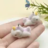 Dibujos Animados Super Mini Lindo Animal Terciopelo Animal Perro West Highland Colgante Llavero Cadena para Teléfono Móvil Accesorios de Joyería