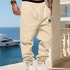 Pantalones Deportivos de Forro Polar para Hombre Estilo Americano Nuevos de Amazon Transfronterizo Otoño e Invierno Holgados Modernos Jogger Deportivos Pantalones Casuales para Hombre
