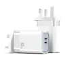 Cargador de Nitruro de Galio Transfronterizo de 45W Adecuado para Teléfonos Apple 17 y Android, Adaptador de Carga Rápida Multi-Puerto