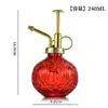 Regadera de vidrio vintage de diamantes Nueva Aspersor para jardín y hogar Rociador de riego a baja presión Florero de riego en spray
