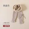 Leggings Gruesos de Invierno para Bebé Niña con Forro de Felpa y Moño, Calcetines Térmicos de Costilla de Algodón para Niños