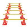 Escada de agilidade transfronteiriça cone marcador de barril barra de cerca 32cm com furo logo barril obstáculo equipamento de treino de futebol