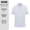 Camisa Polo de Verano para Catering Ropa de Trabajo Logo Impreso Camiseta de Manga Corta con Cuello Camisa Cultural para el Trabajo Ropa de Trabajo Corporativa t Bordar