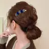Exquisito Pasador de Pelo de Alta Gama Estilo Coreano para Mujer 2026 Nuevo Estilo Pinza para Flequillo para Mechones Rebeldes de la Frente Lado Pinza para el Pelo con Estampado de Leopardo Accesorios para el Cabello