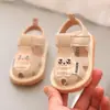 Zapatos Nuevos para Niños Pequeños, Zapatos Antideslizantes de Suela Suave para Bebés y Niños Pequeños, Ligeros y Cómodos, Sandalias Lindas para Niñas Bebés, Zapatos de Punta Cerrada