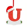 Decoraciones navideñas creativas transfronterizas con 26 adornos de letras, decoraciones navideñas y de Año Nuevo para el hogar