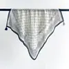 Pañuelo pequeño cuadrado de algodón y lino color marrón estilo Maillard para mujer, estilo nuevo, elegante y versátil, pañuelo decorativo para la cabeza, diadema, pañuelo de cuello, accesorio para la cintura