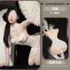 Lencería Sexy Night Cat: Seductora y Pura Seducción, Malla Transparente, Cheongsam Bordado Vintage, Uniforme de Pecho Abierto Tentación Ropa de Dormir