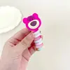 Elástico de Borracha para Cabelo Linha Telefônica de Menina Corda de Cabelo Desenho Animado Anel de Cabelo Infantil Corda de Cabeça com Laço Colorida Acessório de Cabeça Sem Cabelo para Menininha