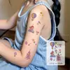 Artículos Pequeños para Venta en Puesto: Pegatinas Faciales de Mariposa con Purpurina, Pegatinas de Tatuaje, Pegatinas de Hada Lavables Impermeables de Larga Duración, Unicornio, Ciervo, Luna