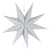 Estrella de nueve puntas de papel adornos de origami decoración de fiesta de Navidad arreglo de ventana de jardín de infantes de cumpleaños