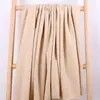 40 Algodón Peinado Tejido de Suéter Primavera y Verano Pantalones de Chándal de Felpa Pequeña Elástico Muñeca Fino Tela Escama de Pescado