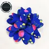 Nuevas Flores Pequeñas Florales de Gasa Hechas a Mano de 8 cm, Accesorios para Adornos de Cabello, Flores de Rosa de Tela Tridimensionales para Ropa DIY